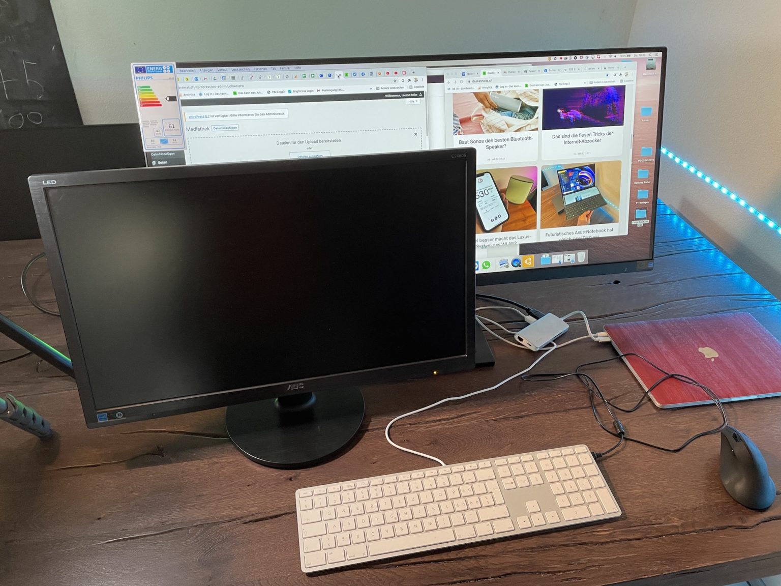 Was bringt ein Riesen-Screen fürs Home-Office? – Daskannwas.ch